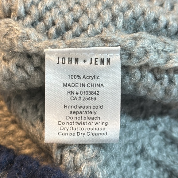 Jhon &Jenn Mason Sweater In Neon Lights Size M - Picture 9 of 11